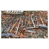 Assorted Of Long Handle Tools