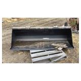 Loader Bucket, Quick Attach, 80"