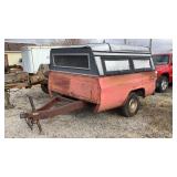 Truck Bed Trailer w/ Cover, NO TITLE