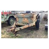 Military Trailer, NO TITLE,