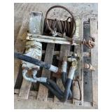 Winch, hydraulic w/ valve,