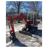 ?Scat Trak 224S Excavator, w/ 12" & 18" buckets, h