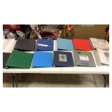 3 Ring Binders Some Have Advertising  LOCATION