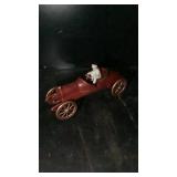 Race Car and Driver Cast Iron