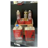 Coleman Fuel 1 Full, 1 Empty, 2 Half Cans