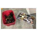 Decorative Bottles, Bits, Stamps, Mini Binoculars