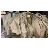 Army Coats (3), Bags (3), & (1) Shirt
