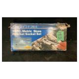 22 Pc Metric Size Ratchet Socket Sets