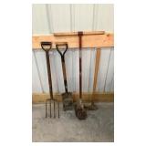 Potato Fork, Spade, Post Digger,Splitting Maul