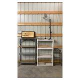 Floor Lamps, Shelves, Light Clock