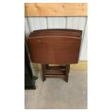 Wood TV Trays (4