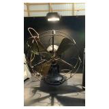 Large Brass Fan The Int Fan Motor Works 32V DC