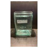 Original Delco Battery Glass Jar 7 1/4" W x 3