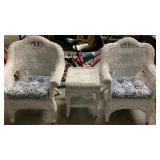 Whicker Patio Set