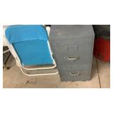 File Cabinet and Chair
