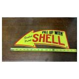 Shell Cast Iron Sign