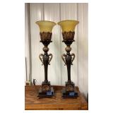 Pair table Lamps approximately 30" T