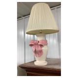 Pink Ribbon Lamp