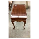 Antique Side Table PullOut Shelves 18 1/2"x 30" x