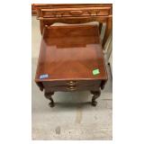 Drexel Heritage Cherry End Table Drop Sides