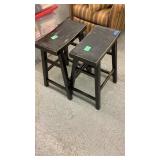 Wood Bar Stools 24" T (2)