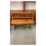 Wood Bench 44" L x 32 1/2" T