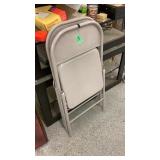 Grey Metal Folding Chairs
