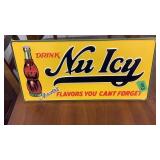 Drink Nu Icy Sign