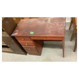 Single Knee Hole Desk 35" W x 17 3/8" D x 30" T