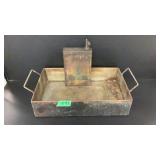 Fish Fryer and Old can