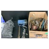 Barb Wire, Old Tools Etc