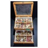 Costume Jewlery and Box