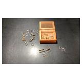 Costume Rings (6- 14-18 KT GE Rings) (2 Sterling