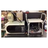 Shower Chair, Microwave, Pump and Spray (2) DVD