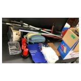 Hangers, Phones, Baseball Display Case, Fake