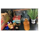 Serving Tray Top, Cigar Boxes, Bears, Etc