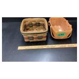 2 baskets one longaberger Basket