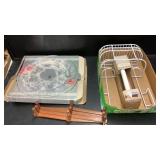 DecDecorative Plate, Shower Holder, Wood Rack,