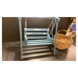 Small Doll Swing and Basket