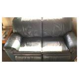 Dual Reclining Sofa and End Table