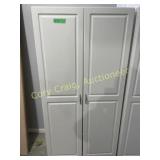 White 2 door cabinet, 3