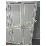White 2 door cabinet, 3