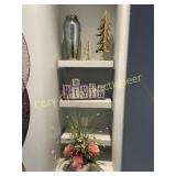 Contents of shelves,