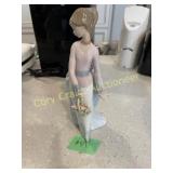 Lladro Figurine, Basket of Love, GOOD,