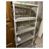 Plastic Shelf Unit, 5 Tier, 3