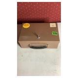 Security Chest With Key 13" x 8 1/2"