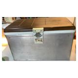 Vintage Aluminium Cooler One handle missing