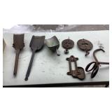 Ash Shovels, Scoop, Stove Dampers, log / ice