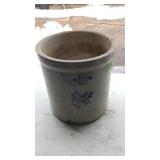 Western Stoneware #5 Crock Has Chip