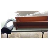 Wall Shelves and Mirror